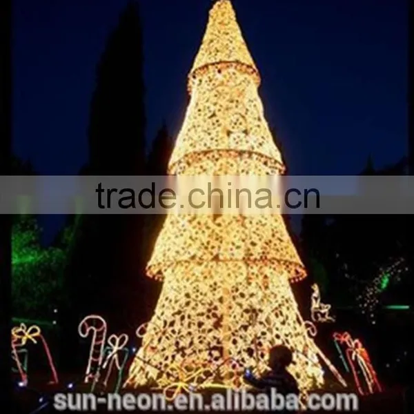Fantasitc Light up Cones Beautiful Wire Decorative Cone Tree Shining Led Christmas Cone Shape Light With Smart Design photo-2