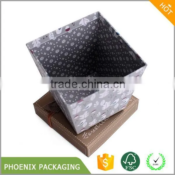 Flip Top Chocolate Paper Box With Ribbon photo-4