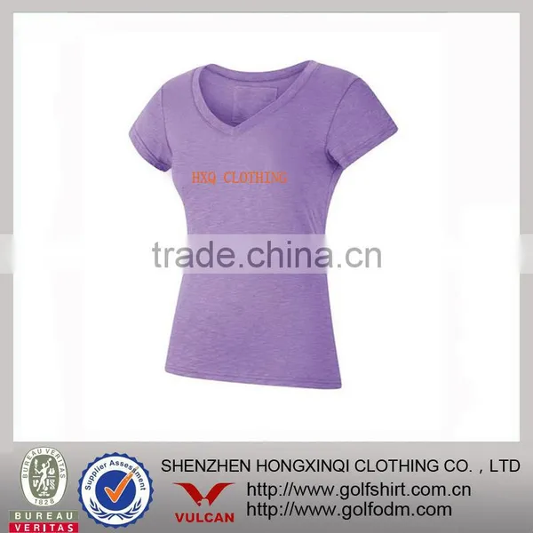 Custom New Design Dry Fit Sport Shirt for Women