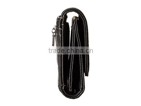 Black Leather Wallet for Womens photo-3