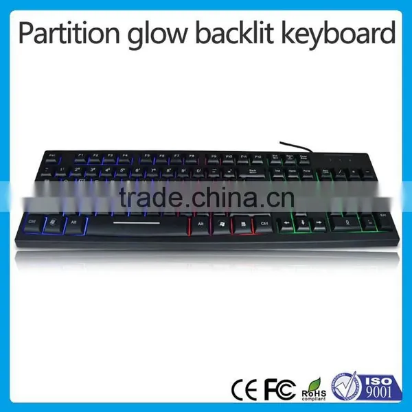 Glowing LED Backlit Gaming Wired Keyboard_Waterproof Wired Gaming Keyboard Quality Choice photo-4