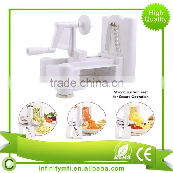 Spiral Slicer Spiralizer Complete Recipe Vegetable Cutter Noodle Spaghetti Maker With Vegetable Peeler photo-5