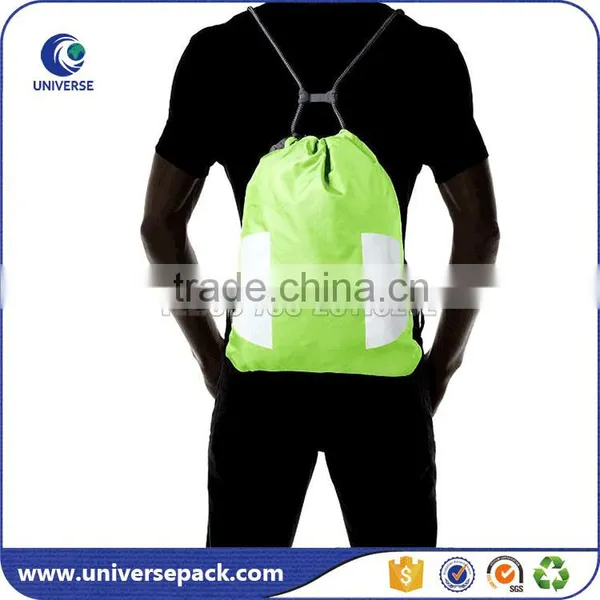 Factory Custom Nylon Beach Backpack Bags With Drawstring photo-2