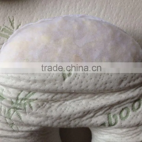 Shredded Memory Foam Bamboo Neck Pillow,Travle U Pillow With Bamboo Cover photo-2
