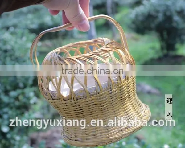 Handwoven Bamboo Decorative Basket for Planting photo-2