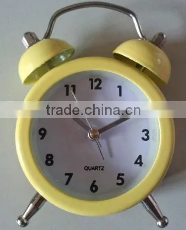 Mini Cutey Decorate Quartz Analog Metal Desk Clock photo-3