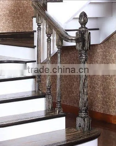 Wooden Stair Handrail and Balustrade