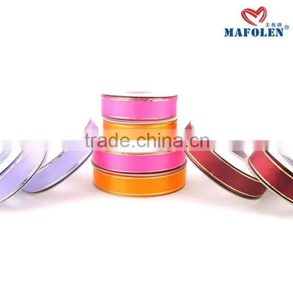 Wholesale Patterned Grosgrain Ribbon Cheap Price 75mm Silver Foil Custom Printed Ribbon photo-6