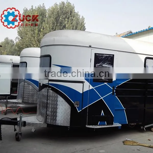 2 Horse Trailer Deluxe Version With Bunk Beds photo-2