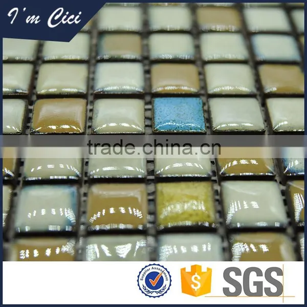Exterior Wall Mosaic Bathroom Ceramic Swimming Pool Tile Mosaic