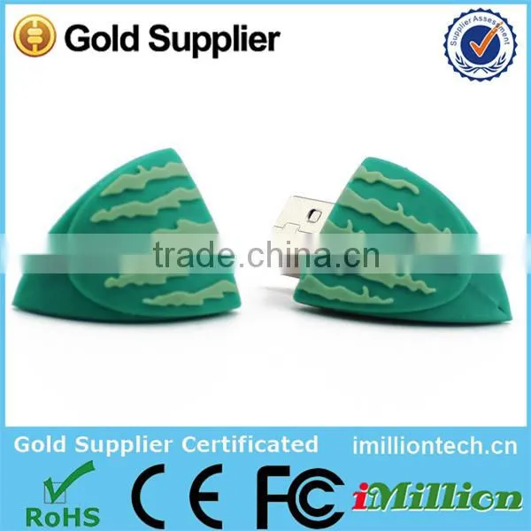 Watermelon Shape Novelty Cheap Wholesale 2.0 Usb Flash Drive/customized PVC Usb, Food USB , photo-4