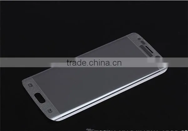 Color Tempered Glass Screen Protector Full Cover for Samsung s6 Edge photo-5