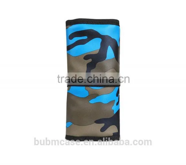 Wholesale BUBM Waterproof Camouflage Blue PU Digital Storage Bag photo-2