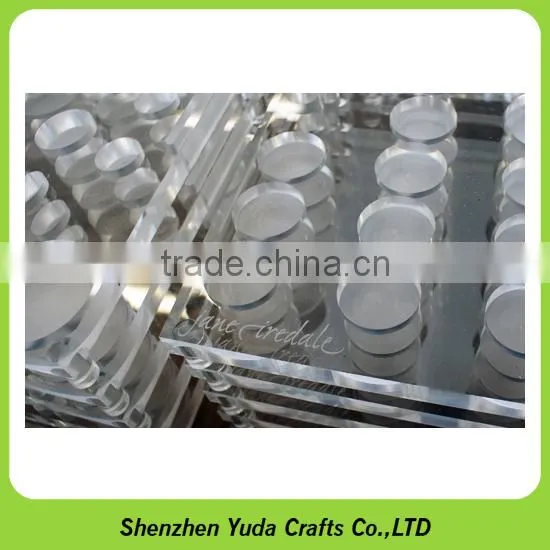 Custom Finished CNC Lasering Clear Acrylic Block Engineering Acrylic CNC Machining Service photo-3