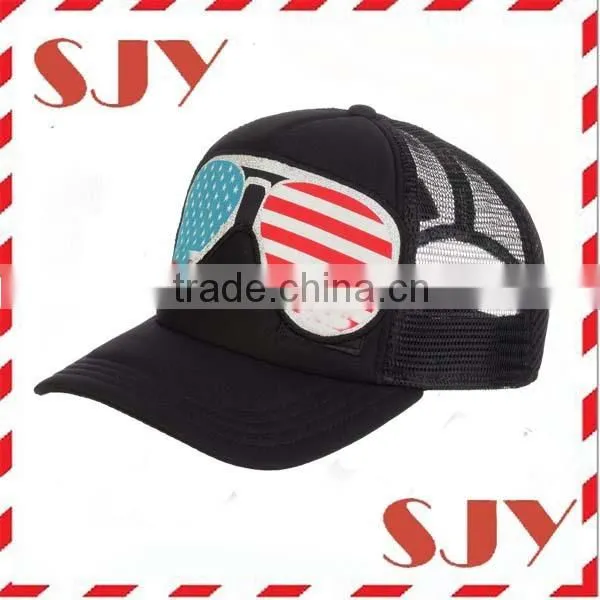 Curved Custom Made 5 Panel Foam and Mesh Trucker Brand Hip Hop Hat photo-5