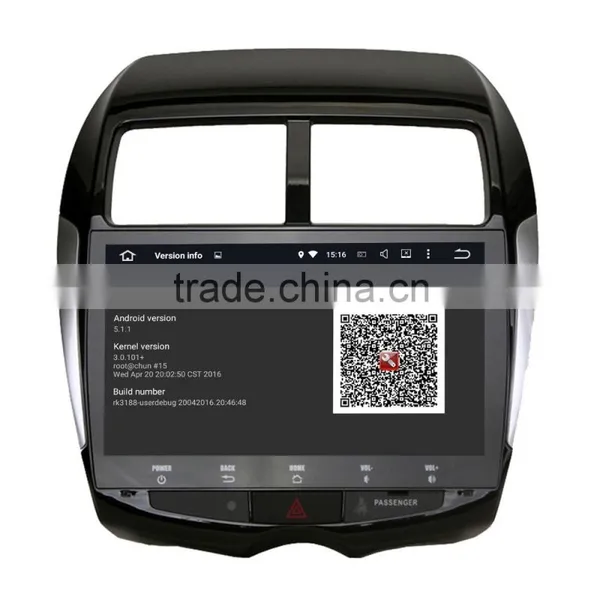 10.2" Android 5.1.1 Car PC GPS for Mitsubishi ASX 2011-2014 Quad Core 16GB Radio RDS BT 3G Wifi Stereo Headunit Wholesale photo-2