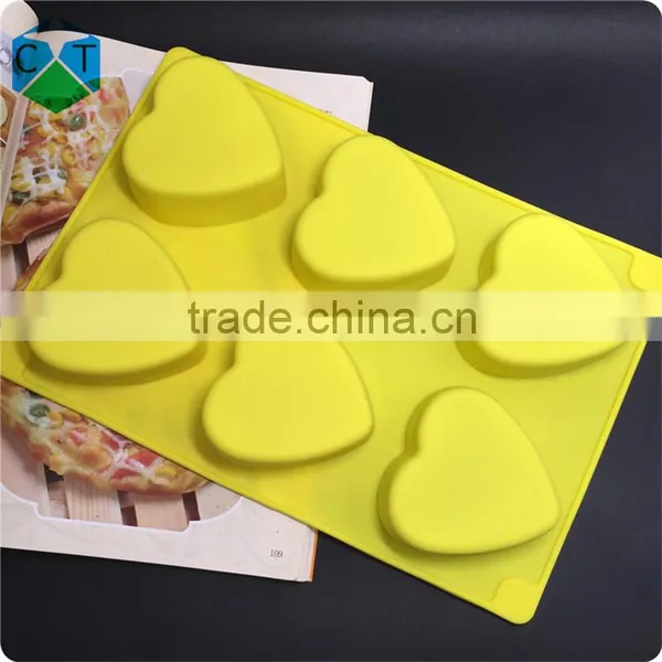 CTBED165 6 Love New Love You Love In The Heart Candle Making Supplies Candle Fragrance Heart Shape Soap Mold