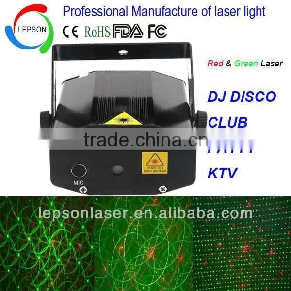 150mW Red & Green Mini Laser Light Show