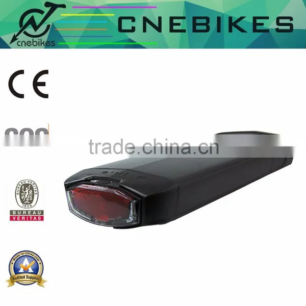 Black Rear Rack Type E-bike Lithium Battery