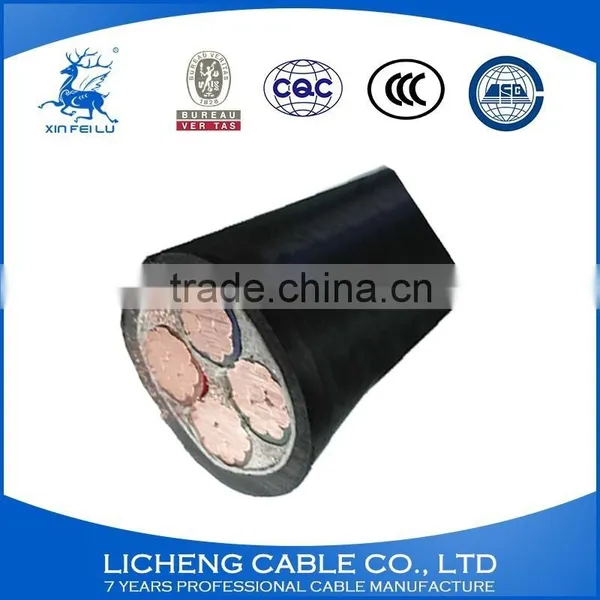 China Manufacturer 4 Core Power Cable 4x240mm2 Copper Insulated Electrical Power Cable photo-3