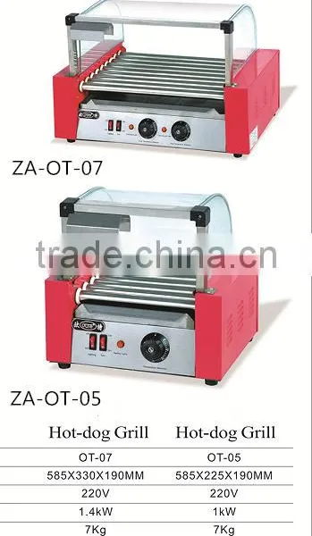 Hot Sale 5/7/9 Rollers Stainless Steel Commercial Hot Dog Machine/maker/grill photo-3