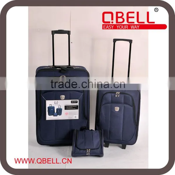 3pcs Trolley Luggage With Hand Bag for Promotion