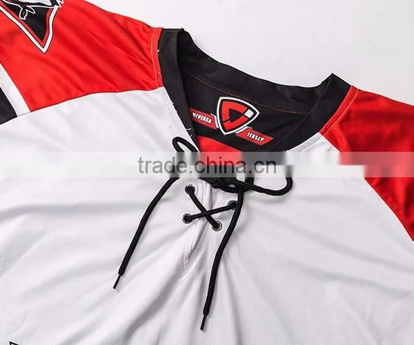 2015 Latest China Cool Jersey Design Custom Dye Sublimated Ice Hockey Jerseys Black Ice Hockey Jerseys photo-4