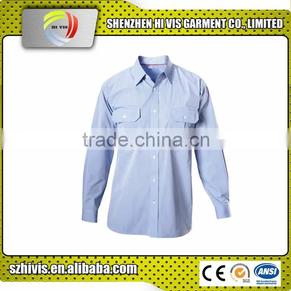 High Quality Custom Supplier Men Twill Work Shirts