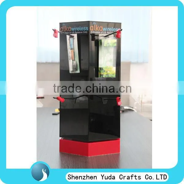 Rotating Hook Display,acrylic Display Hook,counter Display Case With Hook