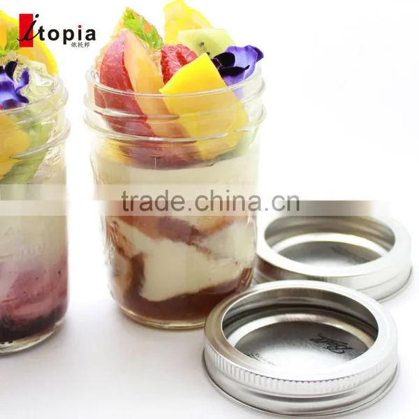 240ml Engraving Clear Glass Mason Jar With Handle photo-2