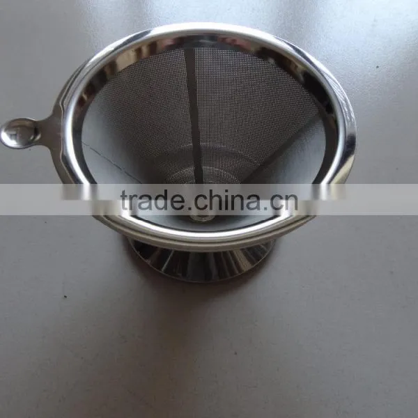 Ys Manufacturer Pour Over Cone For 1-4 Cups Paperless And Reusable Coffee Filter, Dripper, Brewer, Maker With Stand photo-2