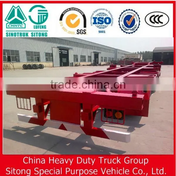 High Quality 3 Axle 40FT Container Carrier Chassis Trailer for Sale photo-2