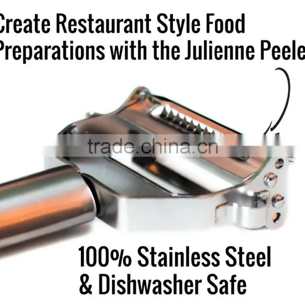 Stainless Steel Julienne Peeler/Vegetable Peeler/Stainless Steel Slicer photo-3