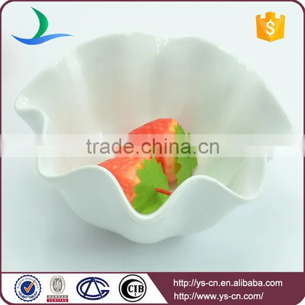 Wholesale White Kitchen Customized Refrigerated Ceramic Fruit Bowl photo-4