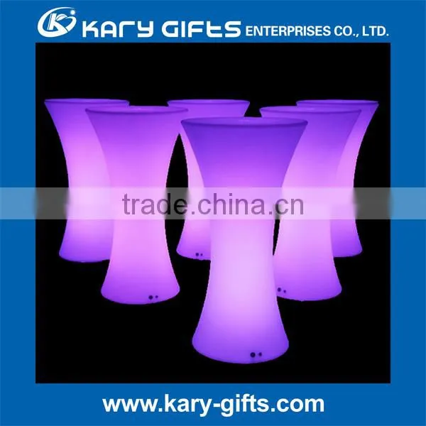 Color Changing High Event Tall LED Cocktail Table photo-4