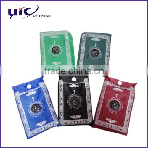 Muslim Travel Prayer Mats With Compass, Pocket Preayer Mat,foldable Prayer Mat photo-2