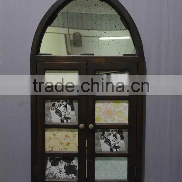 2016 New Style Antique Wooden Multi Openings Photo Frame With Door Shape photo-3