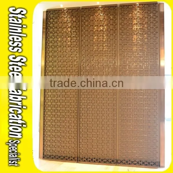 2015 Fashion Design 304 Stainless Steel Decorative Room Divider Door photo-2