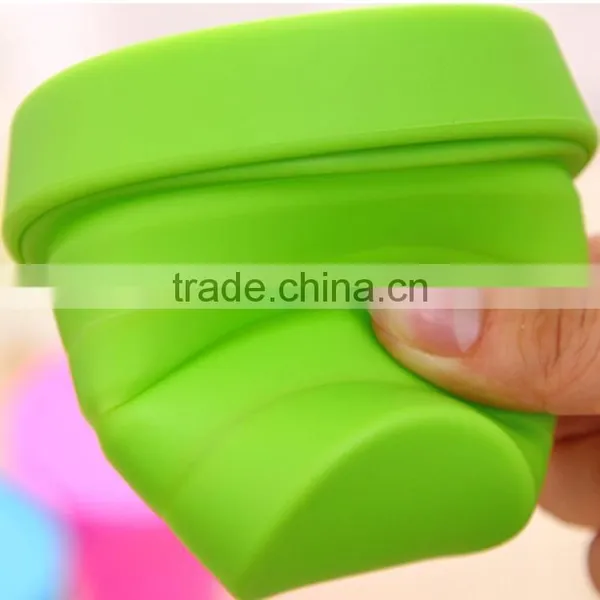 200ml New Design Silicone Folding Cup Collapsible Silicone Folding Cup photo-2