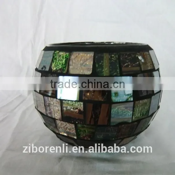 Color Mosaic Elegant Handmade Hotel Decorative Vase photo-3