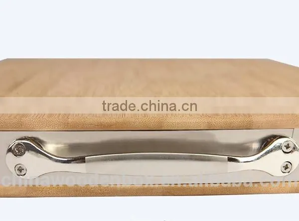Big Wooden Chopping Board with Holes outside family use wooden board no rust