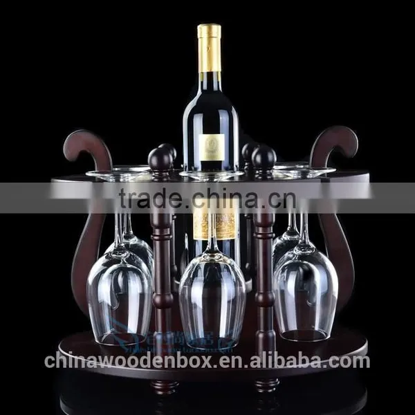 Natural Solid Antique Wooden Wine Racks/Root Carving Wooden Wine Holder/Wooden Wine Bottle Handmade Wooden Wine Rack photo-2