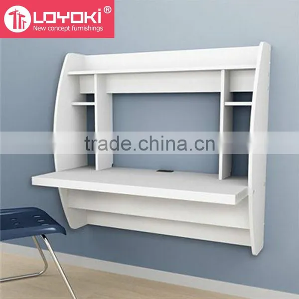 MDF Wood Table Multiple Functions Home Furniture Wall Mounted Desk Living Room Computer Wall Mounted Desk photo-2
