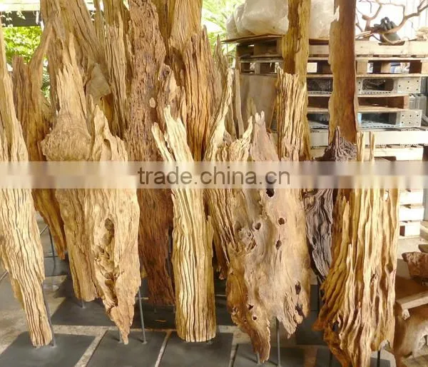 Natural Old Wood Sculpture for Landscaping Decking photo-4
