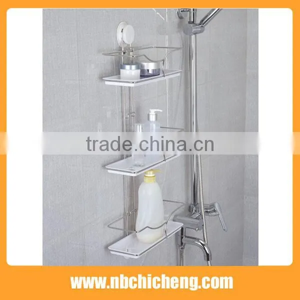 Bath Toiletries Rack Stronge Suction Utensil Shelf Multi Storage Holder