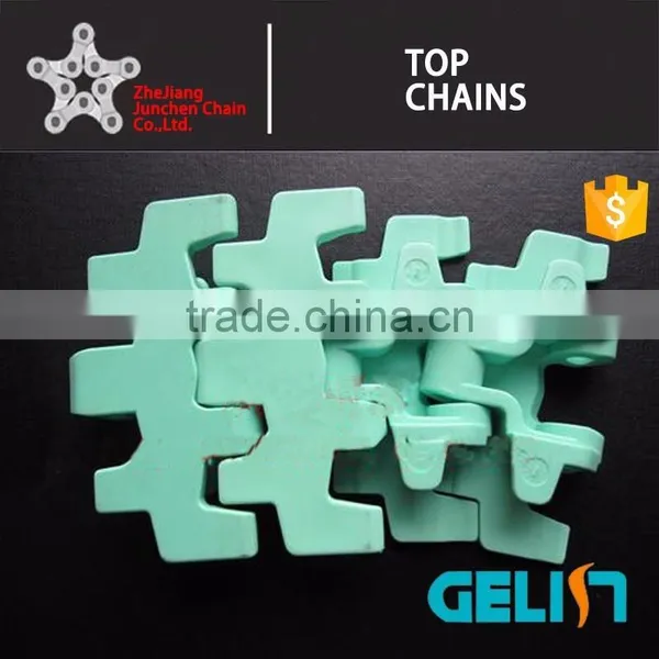 82.6-R150 Plastic Multiflex Small Radius Side Flexing Flat Top Chain photo-2