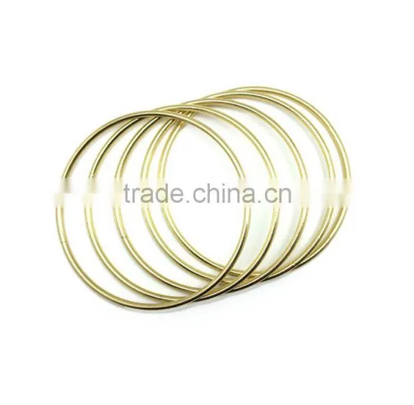 High Quality Bright Color Metal O Ring for Bag Round Ring, Butt Welded Steel Wire Rings ID 4" photo-3