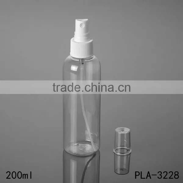 Clear 2017 Hot New Products Cosmetic Fragrance Perfume Round Shoulder 200ml Hot Sale Price Plastic Spray Bottle of Water photo-4