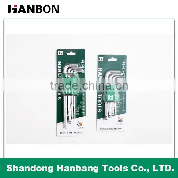 9Pcs Long Arm Ball Point Hex Key Set(Metric) photo-4
