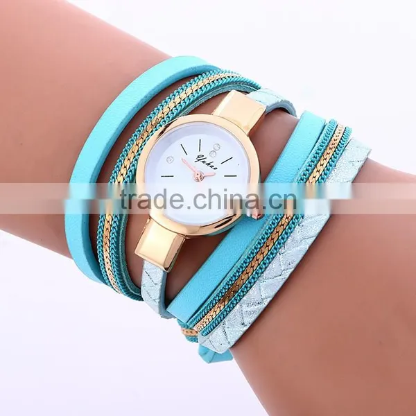 2017 Fashion Crystal Rhinestone Bracelet Women Dress Watches Ladies Quartz Wristwatches photo-2